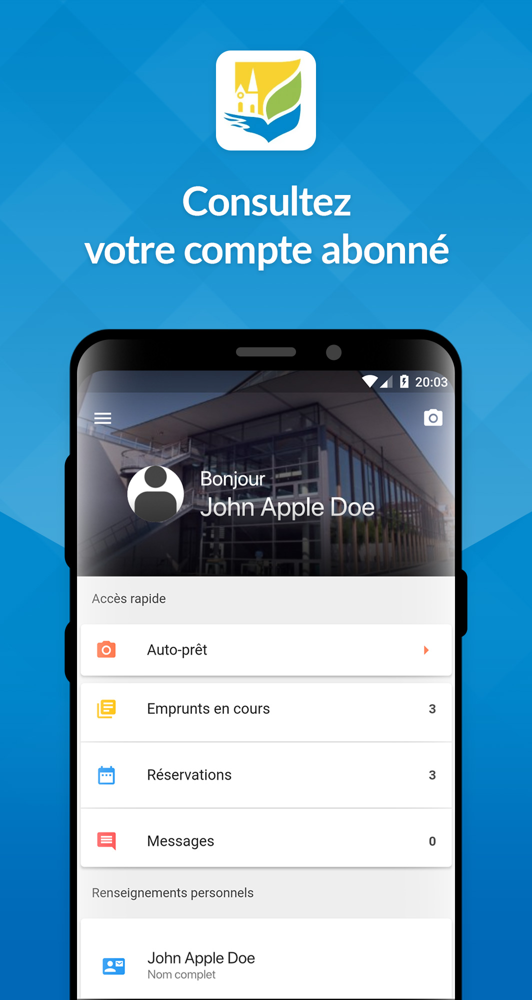 Leading the Development of the Châlons Library Companion App screenshot 2